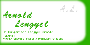 arnold lengyel business card